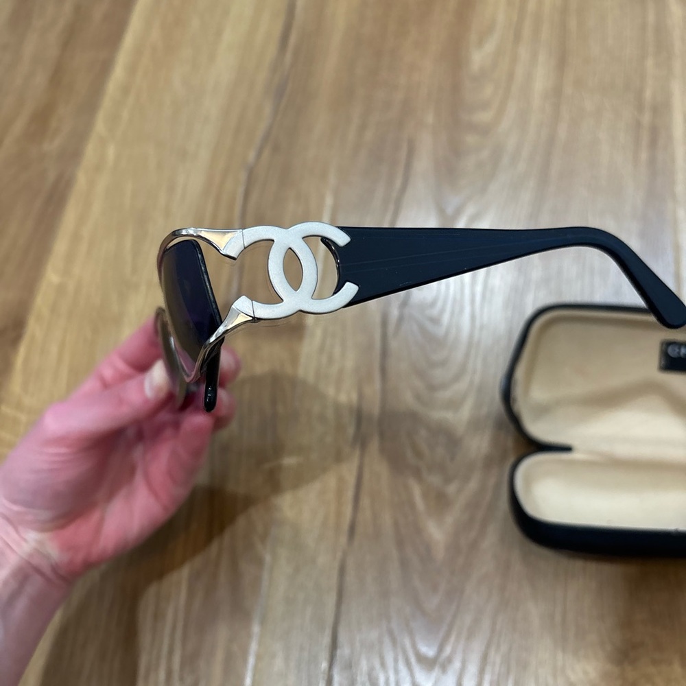 Chanel Rectangle Sunglasses - image 3